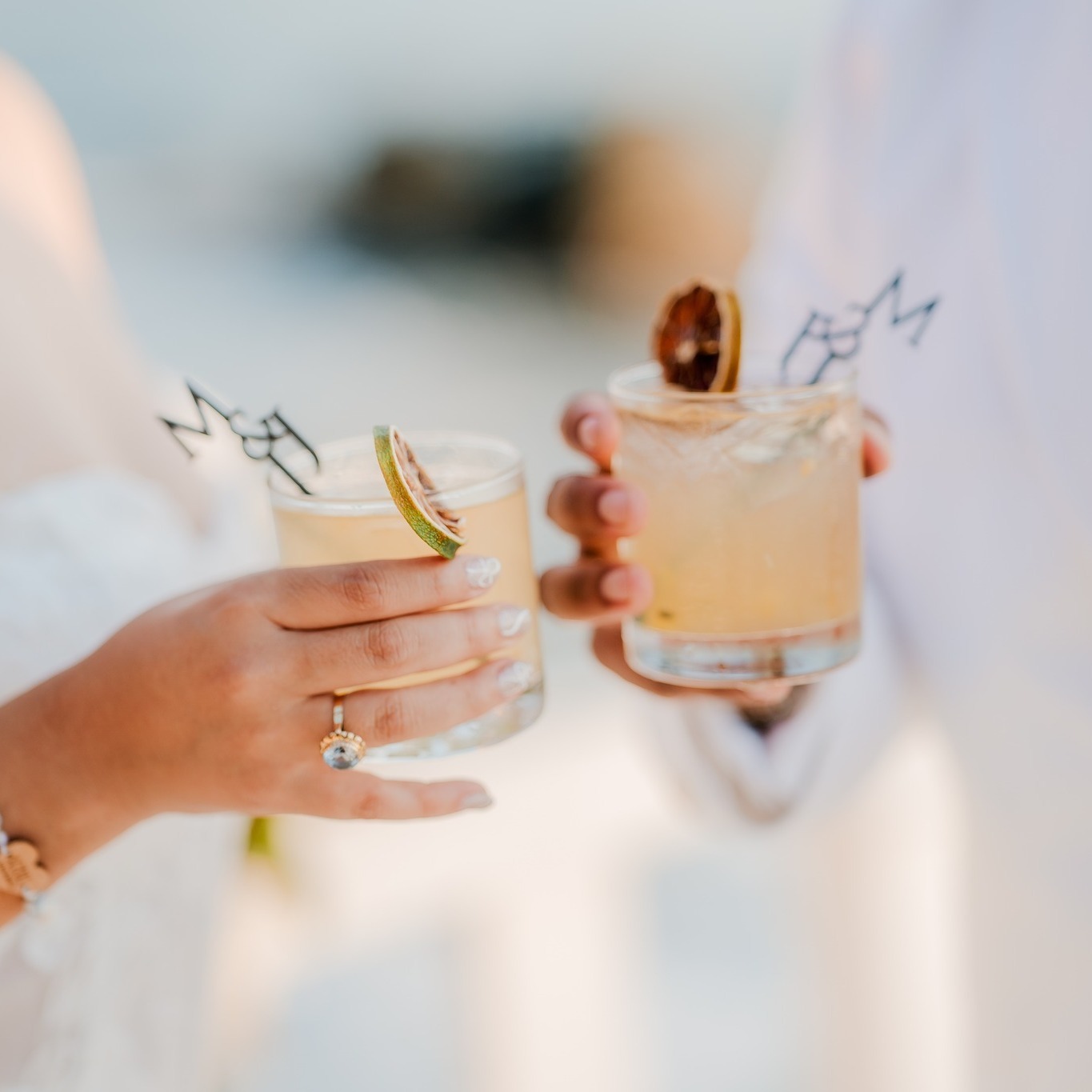 Pareja en boda destino