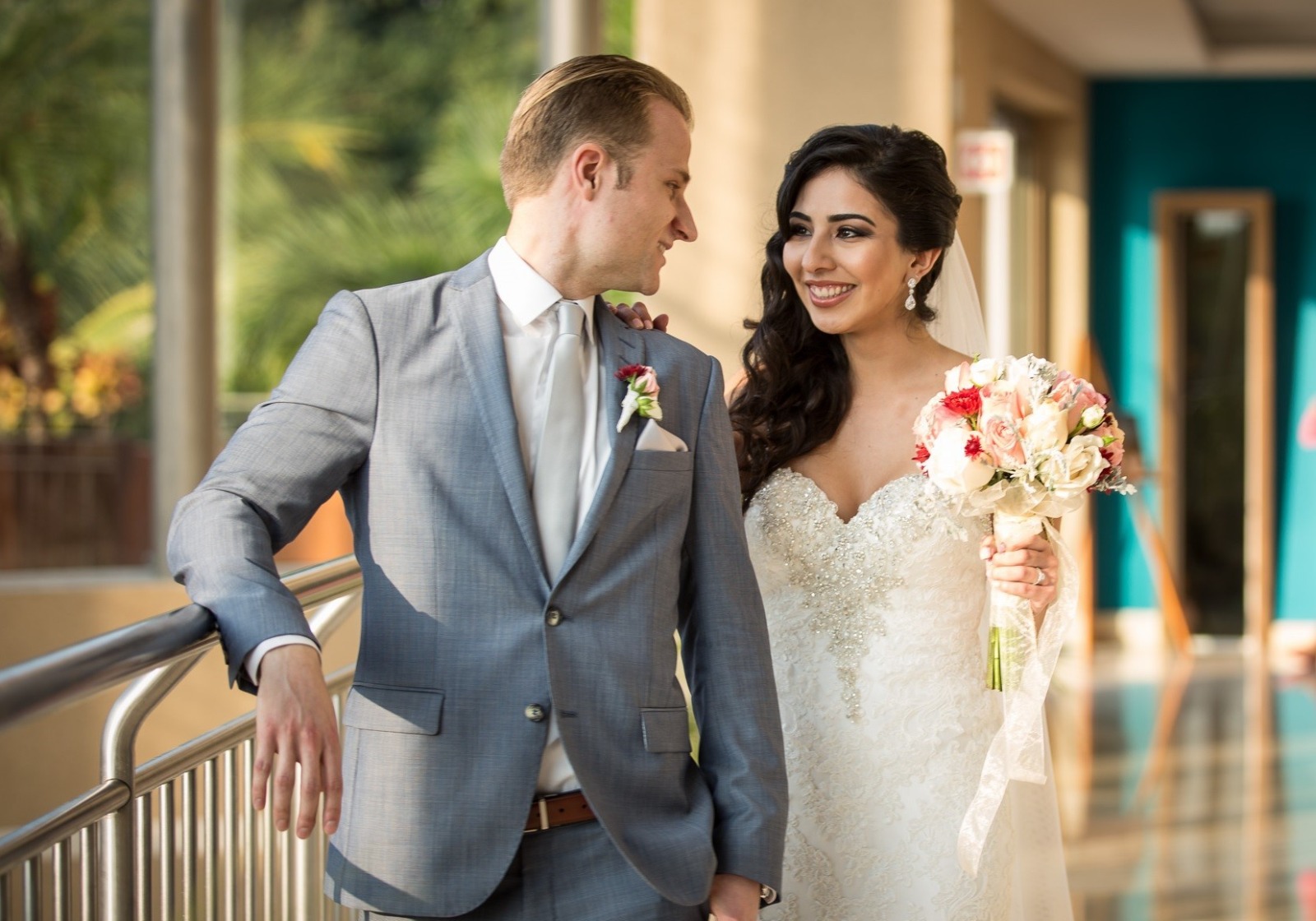 Montaje elegante para boda destino