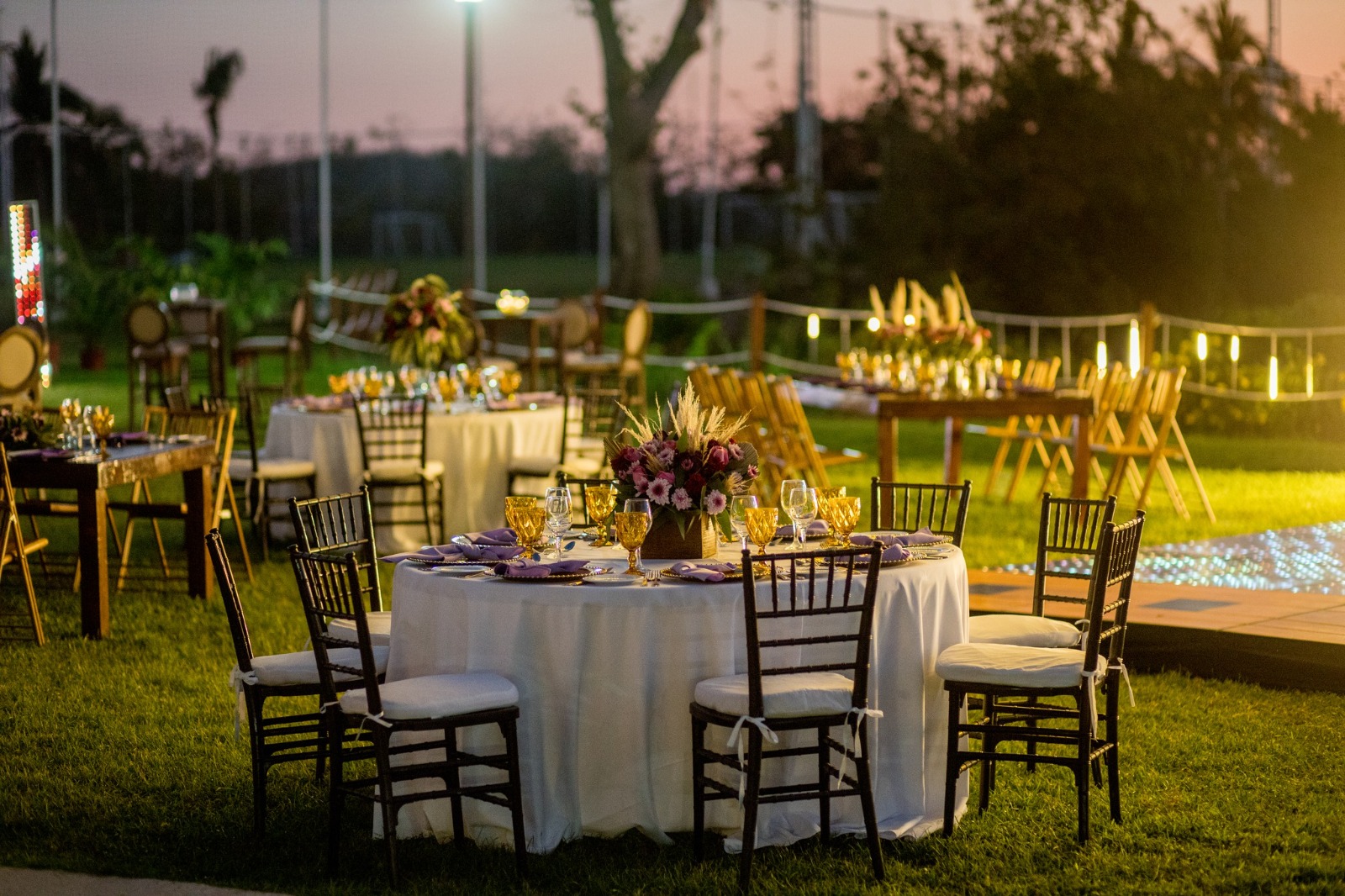 Detalle de celebración de XV años